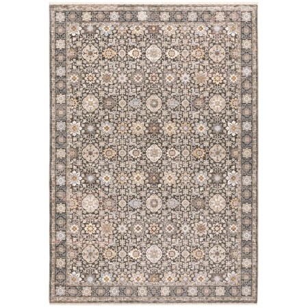 Oriental Weavers 2 ft. x 3 ft. Maharaja Machine Woven Rectangle Rug, Charcoal M071N1060092ST